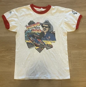 Vintage Richard Petty ‘The King 200 Wins’ Ringer Size Large - Picture 1 of 8