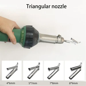 Speed Welding Nozzle Triangular Hot Gun Head Welding Tip for Vinyl - Picture 1 of 18