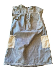 Gap Kids Blue Chambray Denim Shift Dress Size Large 10--11 - Picture 1 of 5