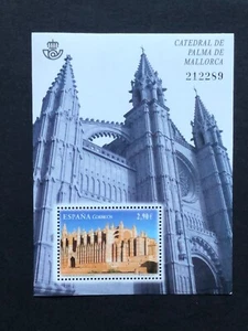 España 2012 Hoja Bloque 1 sello Catedral de Mallorca nº4743 MNH - Imagen 1 de 2