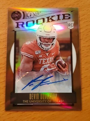 2020 Legacy Rookies Premium Auto Bronze #192 Devin Duvernay Texas #'d 7/100 - Image 1 of 2