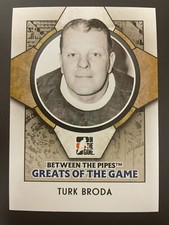 Turk BRODA 2008-09 Between The Pipes Greats of The Game #80