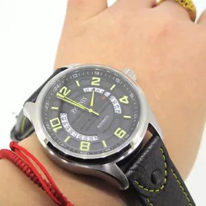 Parnis hohles Zifferblatt Saphir Japan Automatik Herren mechanische Uhr leuchtender Marker - Bild 1 von 12