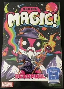 Funko Pop Marvel Making Magic Deadpool Size Large Limited Edition Tee - Picture 1 of 2