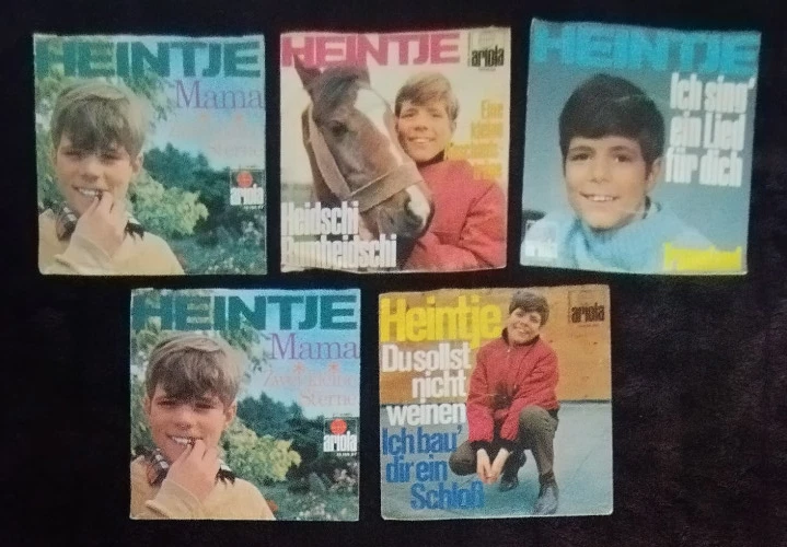 SB42: 5x Heintje Mama usw 7" Singles VG VG+ Sammlung Jukebox Kult Schlager Party - Bild 1 von 1