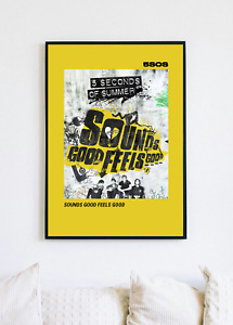 5SOS5 SOUNDS GOOD FEELS GOOD Album Art Poster Print A5 A4