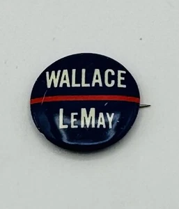 Spilla vintage campagna Wallace & LeMay bottone pinback elezioni politiche - Foto 1 di 1
