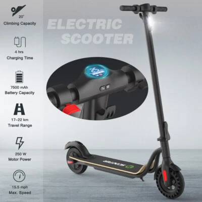 MEGAWHEELS 🛴FOLDING KICK ELECTRIC SCOOTER 14MILES ALUMINUM PORTABLE URBAN ADULT E-SCOOTER