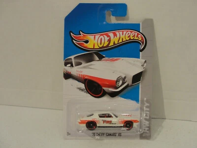 HOT WHEELS VHTF 2012 MAIN STREET CITY SERIES 70 CHEVY CAMARO RS - Image 1 of 4