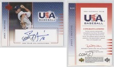 2005 Upper Deck USA Baseball Team Signatures Blue Ink /250 Joey Devine Auto