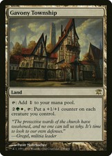 GAVONY TOWNSHIP - MTG Innistrad Rare Land