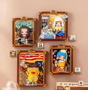 LOZ mini Blocks Building Toys Gift Cute Painting Bricks Home Decor 1286 -1289 - Picture 1 of 18