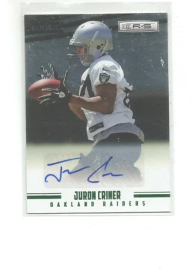 2012 Rookies and Stars Longevity Rookie Auto Emerald #181 Juron Criner 58/99 - Image 1 of 2