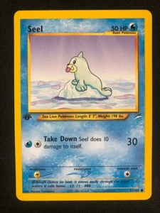 Pokemon 1st Ed Seel 81/105 Neo Destiny Common - Imagen 1 de 2