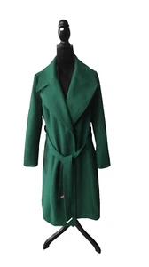Schatz Woman CDRO Damen Verde Green Langarm Long Mantel Größe L - Bild 1 von 19