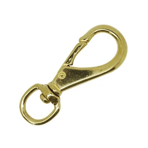 Scuba Choice 4.4" Brass Swivel Eye Snap Hook Clip #3, 13.3mm Opening - Picture 1 of 1