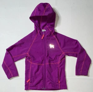 Preowned- The Black Dog Full Zip Long Sleeve Performance Jacket Girls (Size 5-6) - Picture 1 of 8