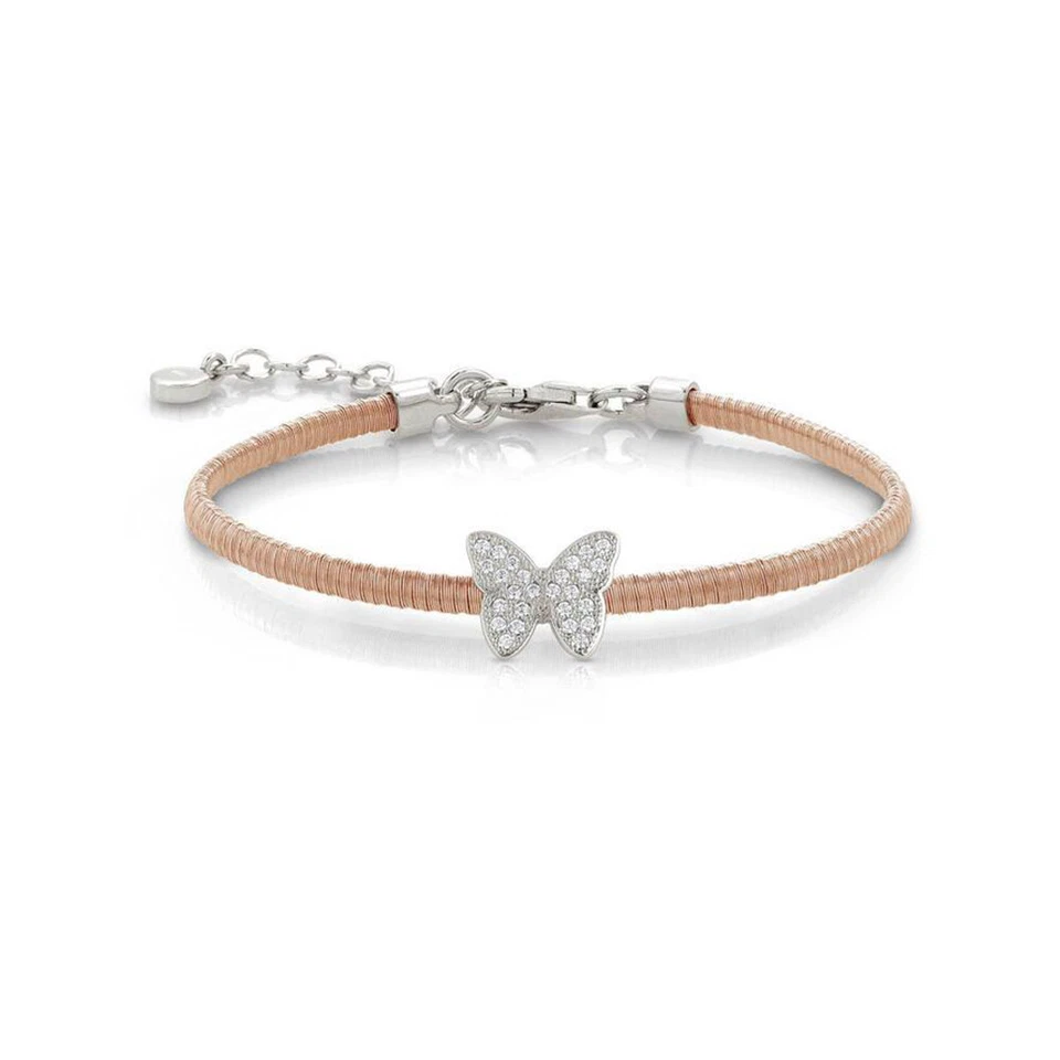 Bracciale Donna NOMINATION FLAIR 144852/011 Argento 925% Rosè Farfalla Swarovski - Immagine 1 di 1