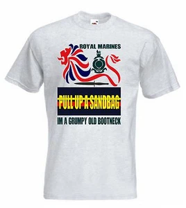 T-Shirt Royal Marines Commando britisch 40Cdo 42Cdo 45Cdo RM mürrisch alter Stiefelausschnitt - Bild 1 von 1