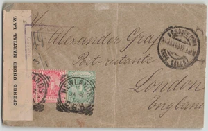 Cape of Good Hope 1902 Newlands Squared Circle Boer War Censored Cover - Picture 1 of 2