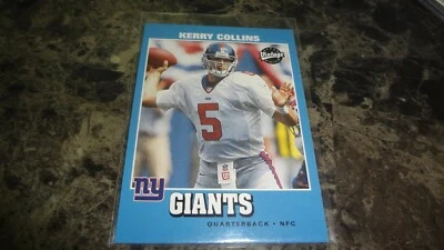 2001 UPPER DECK VINTAGE #108 KERRY COLLINS   FOOTBALL CARD - Image 1 of 2