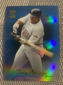 2009 TOPPS TRIBUTE TONY GWYNN BLUE REFRACTOR 140/219 SAN DIEGO PADRES CARD #33 - Picture 1 of 10