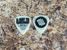 A DAY TO REMEMBER - NEIL WESTFALL Authentic Tour Issued Guitar Pick White ADTR
