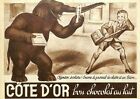 ELEPHANT " CHOCOLAT COTE D' OR " ECOLE / JOURNAL DE CLASSE / PUBLICITE 1936
