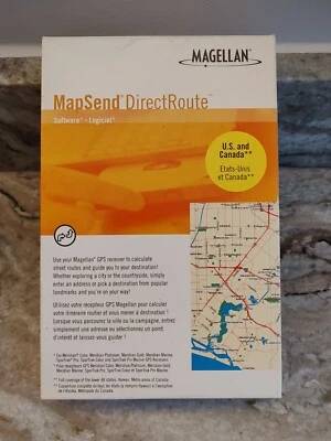 MAGELLAN MAPSEND DIRECT ROUTE - GPS USA and CANADA MAPS - LAKES AND RIVERS too! - Image 1 of 4