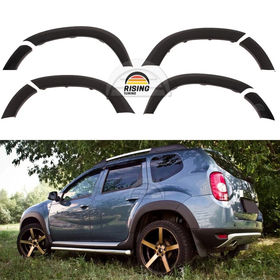 Fender flares for Dacia Duster Renault Duster Wheel Arch Extensions Extenders - Image 1 of 4