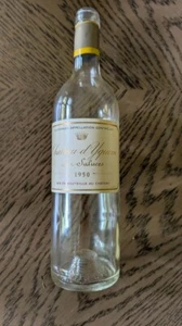 Château d’Yquem Lur-Saluces 1950 Mis En Bouteille Au Chateau - Rare empty bottle - Picture 1 of 1