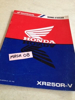 Suplemento Manual Taller Honda XR250R XR250 R XR 250 V Manual De Taller Ed. 96 - Imagen 1 de 4