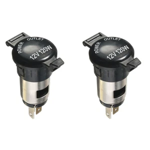 2X 12V 120W ZigarettenanzüNder Steckdose Steckdose für Auto Motorrad Boot I4F6 - Zdjęcie 1 z 3