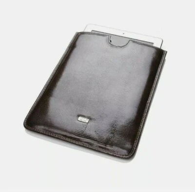 CERRUTI Designer high quality 👌 leather holder wallet tablet iPad case Cover 10"
