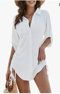 Blooming Jelly Womens Bathing Suit Cover Ups Bikini Swimsuit Coverup Small. (S) - Picture 1 of 6