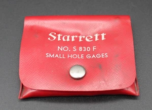 STARRETT NO. S 830 F ~ Small Hole Gages 5 Piece ~ Complete - Picture 1 of 6