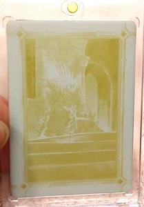 2023 Game Of Thrones Art & Images Yellow Printing Plate card of AR31 Iron Throne - Picture 1 of 3