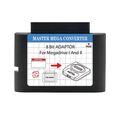Master System to Mega Drive Adapter 🎮 8-Bit Converter for Genesis I/II Console - Image 1 of 4