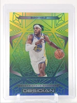BUDDY HIELD 2024-25 OBSIDIANA GRABADO ELÉCTRICO CALDERA WARRIORS Q3714 Foto 1 de 2