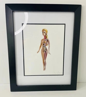 JASON FREENY - ARTE BARBIE DISECCIONADO - MARCO FIRMADO Y ESTAMPADO Foto 1 de 4