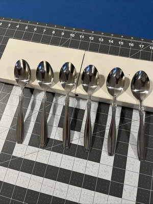 Reemplazos de cubiertos de acero inoxidable ovalados/cucharas de sopa Oneida Vista (6) Foto 1 de 4