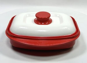 Range Mate Rectangular Antiadherente Microondas Parrilla Sartén Corea Rojo De Colección - Imagen 1 de 6