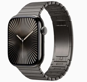 Apple Watch Series 10 46mm Slate Titanium Original Link Bracelet - BH 97% - Picture 1 of 5
