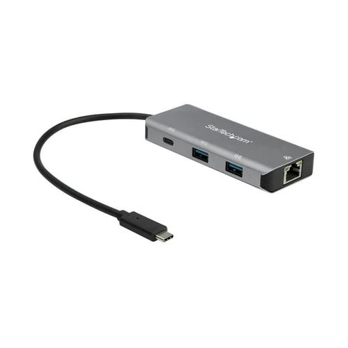 Startech HB31C2A1CGB 3 PORT USB C HUB WITH ETHERNET TYPE C GIGABIT RJ45 USB ADAP - Image 1 of 1