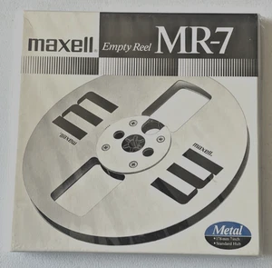 SEALED Maxell MR-7 - Empty Metal Reel 7" - Reel to Reel Take-Up - Picture 1 of 4