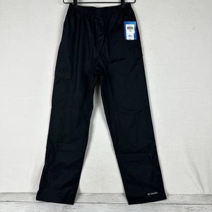 Columbia Cypress Brook II Rain Pants Youth Large 14-16 Black Kids Waterproof - Picture 1 of 14