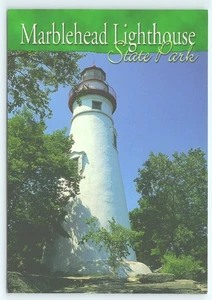 Cartolina Marblehead Lighthouse State Park Lake Erie Ohio scena invernale - Foto 1 di 3