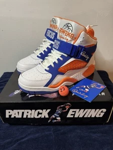 Patrick Ewing Athletics #33 Focus OG Sz 10 White/Orange/Blue - Picture 1 of 11