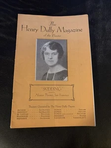 Henry Duffy magazine of the theater - Skidding March 24th 1929 - Foto 1 di 5