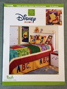 Leisure Arts Craft Book Disney Pooh Collection Peek A Boo Pooh Patchwork - Imagen 1 de 7